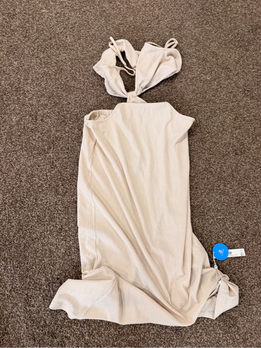 Cupshe Cream Dress